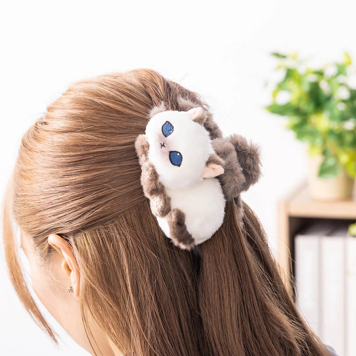 mofusand-Plush-Hair-Clip-SiameseCat