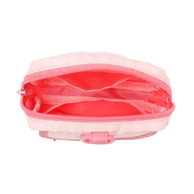 mofusand Puffy Appliqué Pouch - Bunny Cat (Pink)
