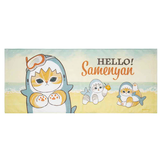 mofusand / HELLO! Shark Meow Light and Soft Face Towel