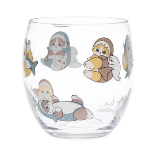 mofusand / HELLO! Shark Meow Cocoon Glass / Japan Exclusive