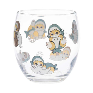 mofusand / HELLO! Shark Meow Cocoon Glass / Japan Exclusive