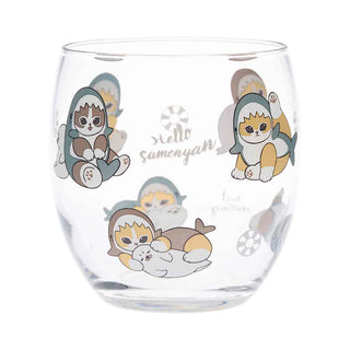 mofusand / HELLO! Shark Meow Cocoon Glass / Japan Exclusive