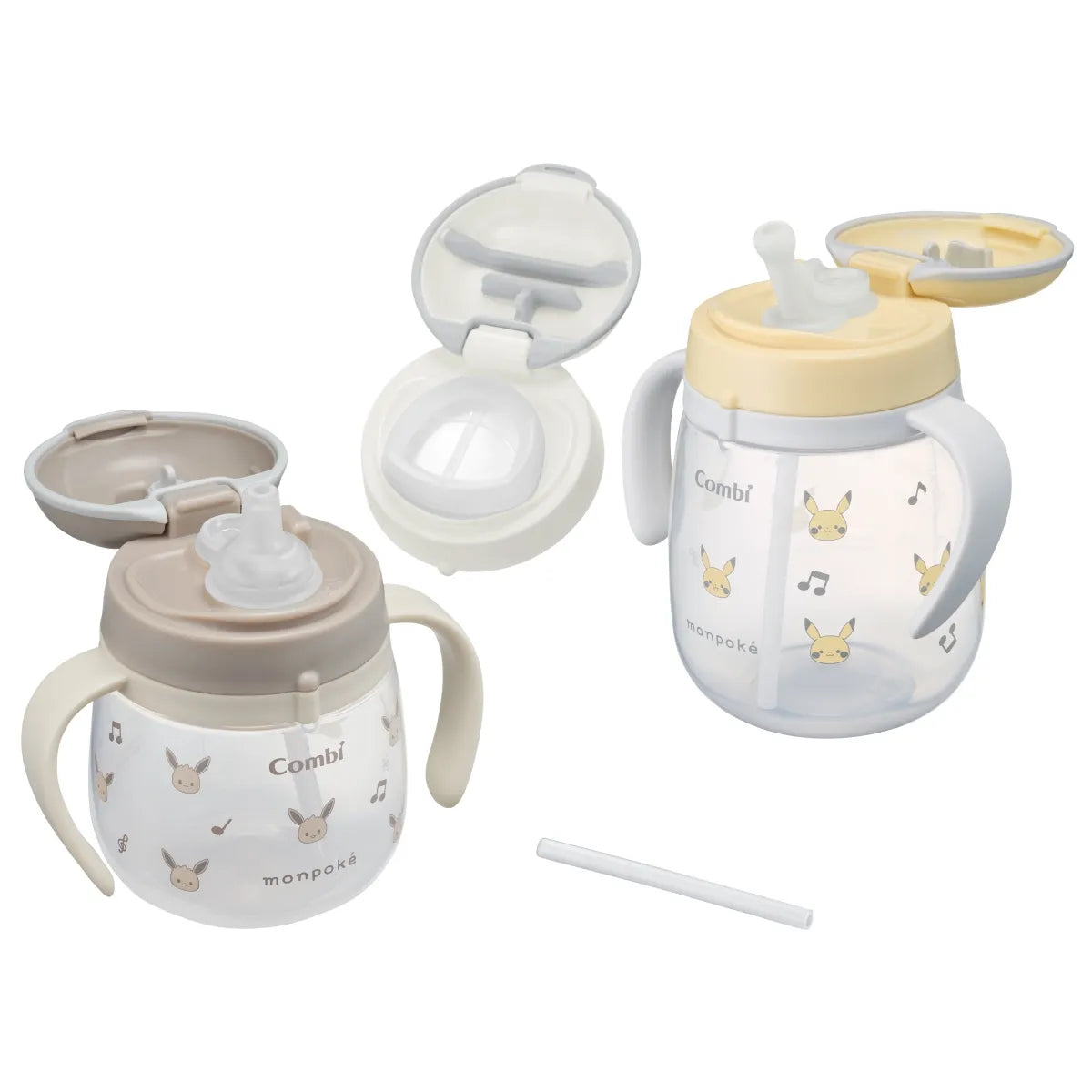 monpok-combi-lakumug-premium-training-sippy-cup-set-pikachu-eevee02