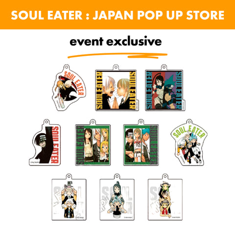 SOUL EATER / Acrylic Keychain Set - Complete Box / Exclusive to Japanese pop-up store