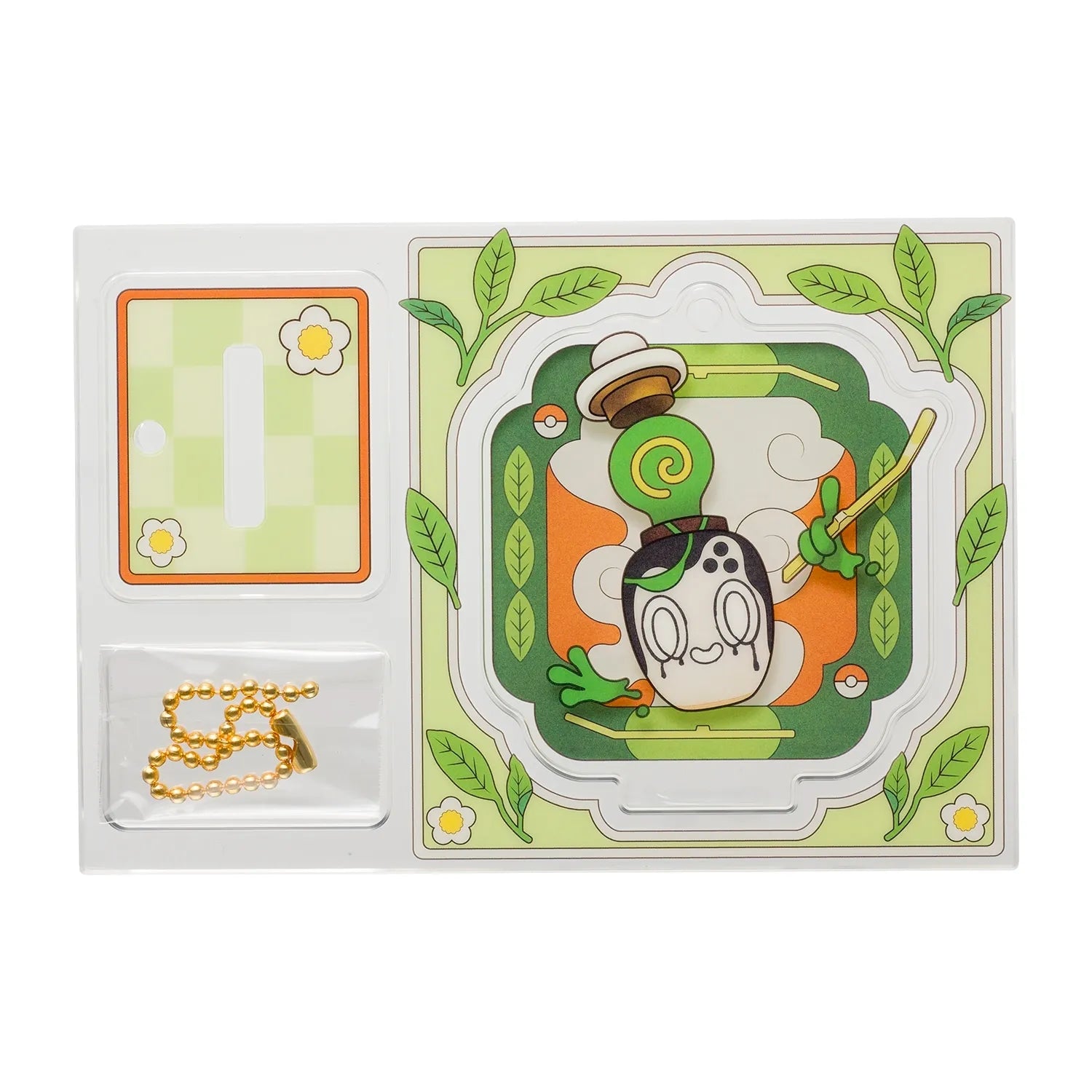 pok-mon-acrylic-charm-with-stand-collection-caf-poltchageist-poltchageist-sinistcha-pikachu-alcremie-rowlet-lilligant-blind-box04