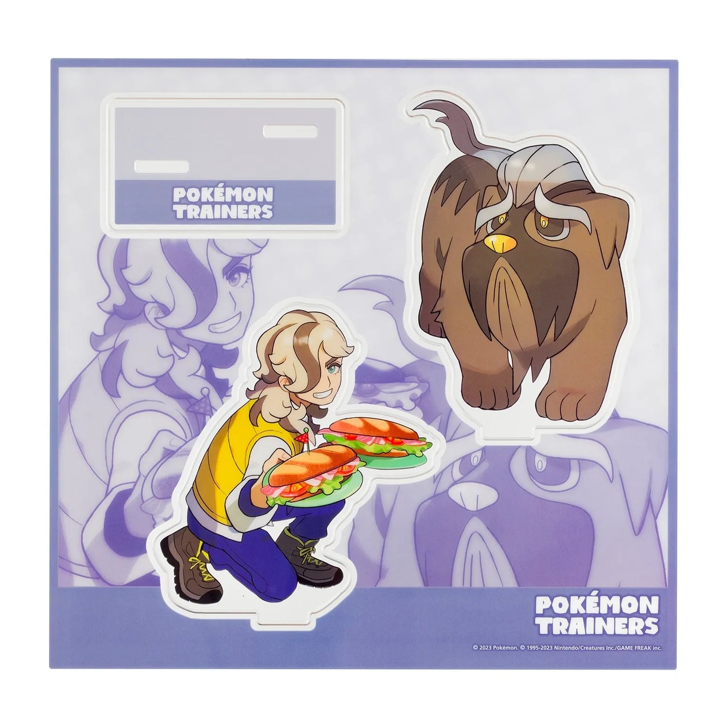 Pokémon / Acrylic Stand POKÉMON TRAINERS Arven & Mabosstiff