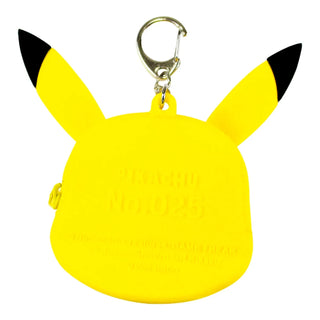 Pokémon / Silicone Mini Pouch Pikachu (Face Design with Key Charm)