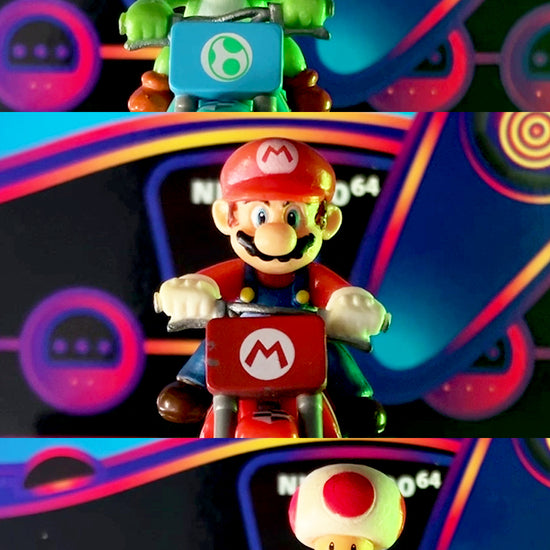 Mario Kart Pull-back figures set from Japan