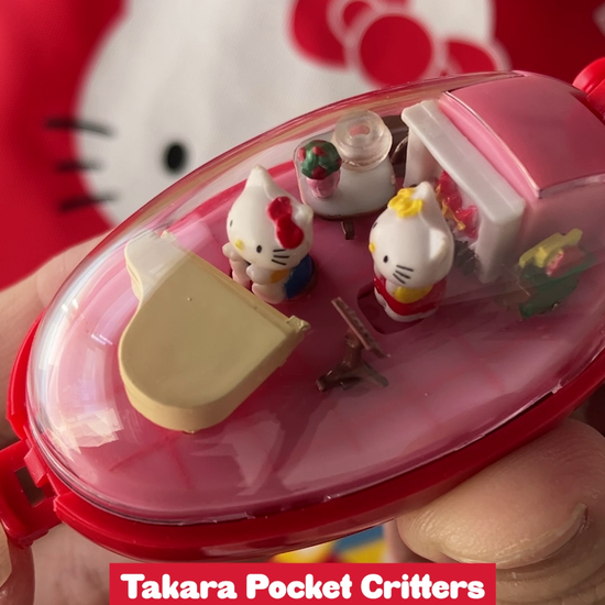 Rare Takara Pocket Critters x Hello Kitty from Japan