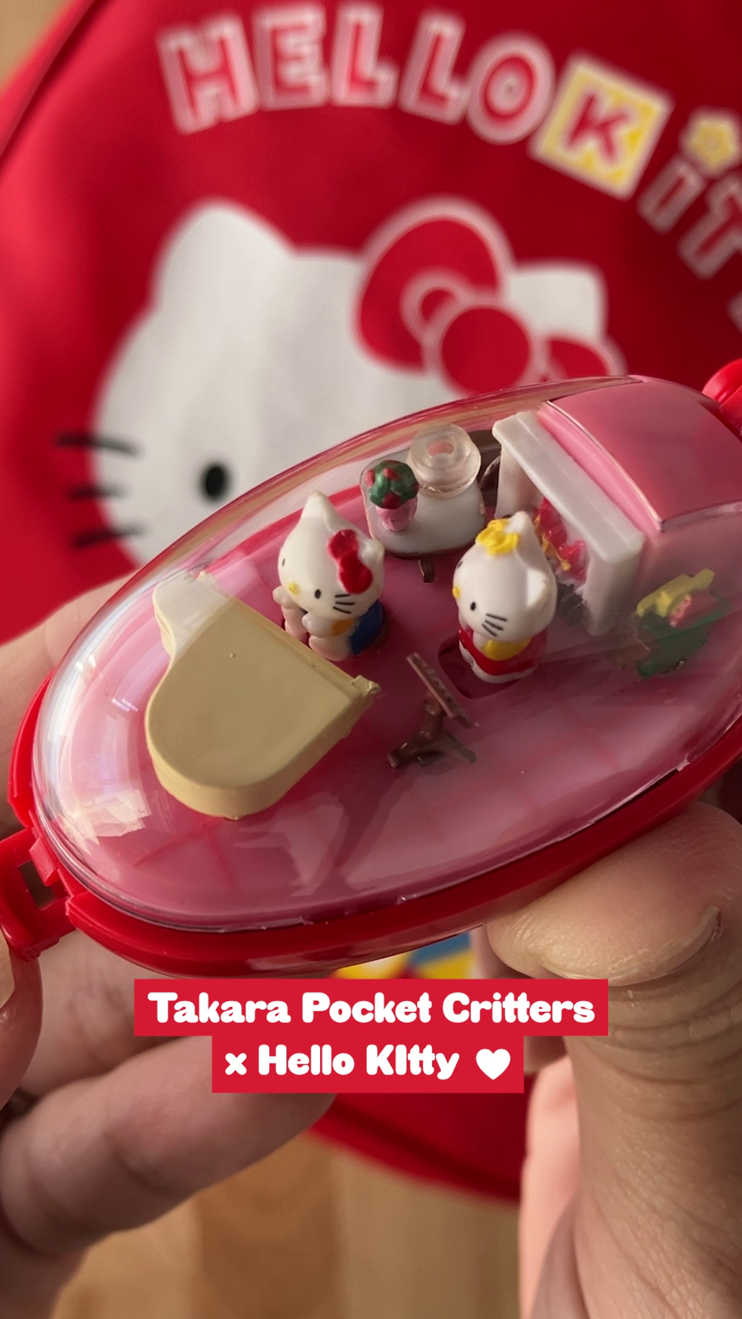 Rare Takara Pocket Critters x Hello Kitty from Japan