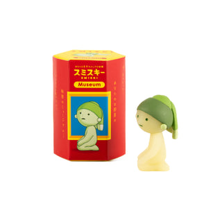 SMISKI Blind Box - Museum Series Glow-in-The-Dark Packaging Box & Figure(Smiski Pearl Earring)