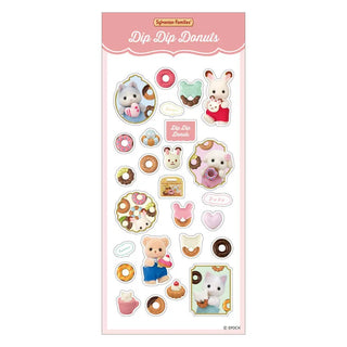 sylvanian-families-character-clear-stickers-donuts-japan-original01