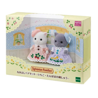 sylvanian-families-friendly-pair-set-strawberry-dandelion-embroidery-japan-original01