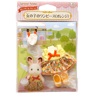 Sylvanian Families / Girl Dress (Orange)