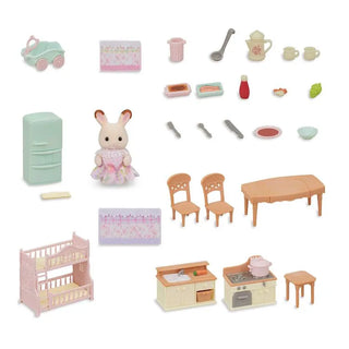 sylvanian-families-red-roof-large-house-recommended-furniture-set-simmering-cooking-02