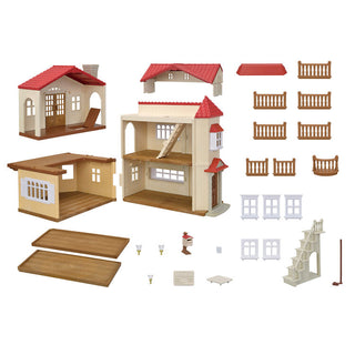 Sylvanian Families / Red Roof Large House – Secret Attic Room_contents