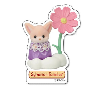 sylvanian-families-sticker-fennec-fox-baby-large-flower-japan-original01